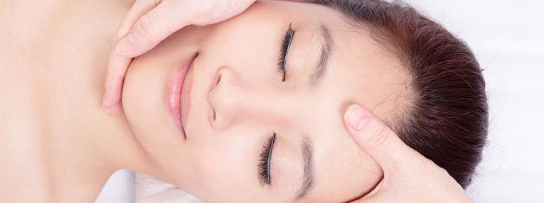 Woman Receiving Facial